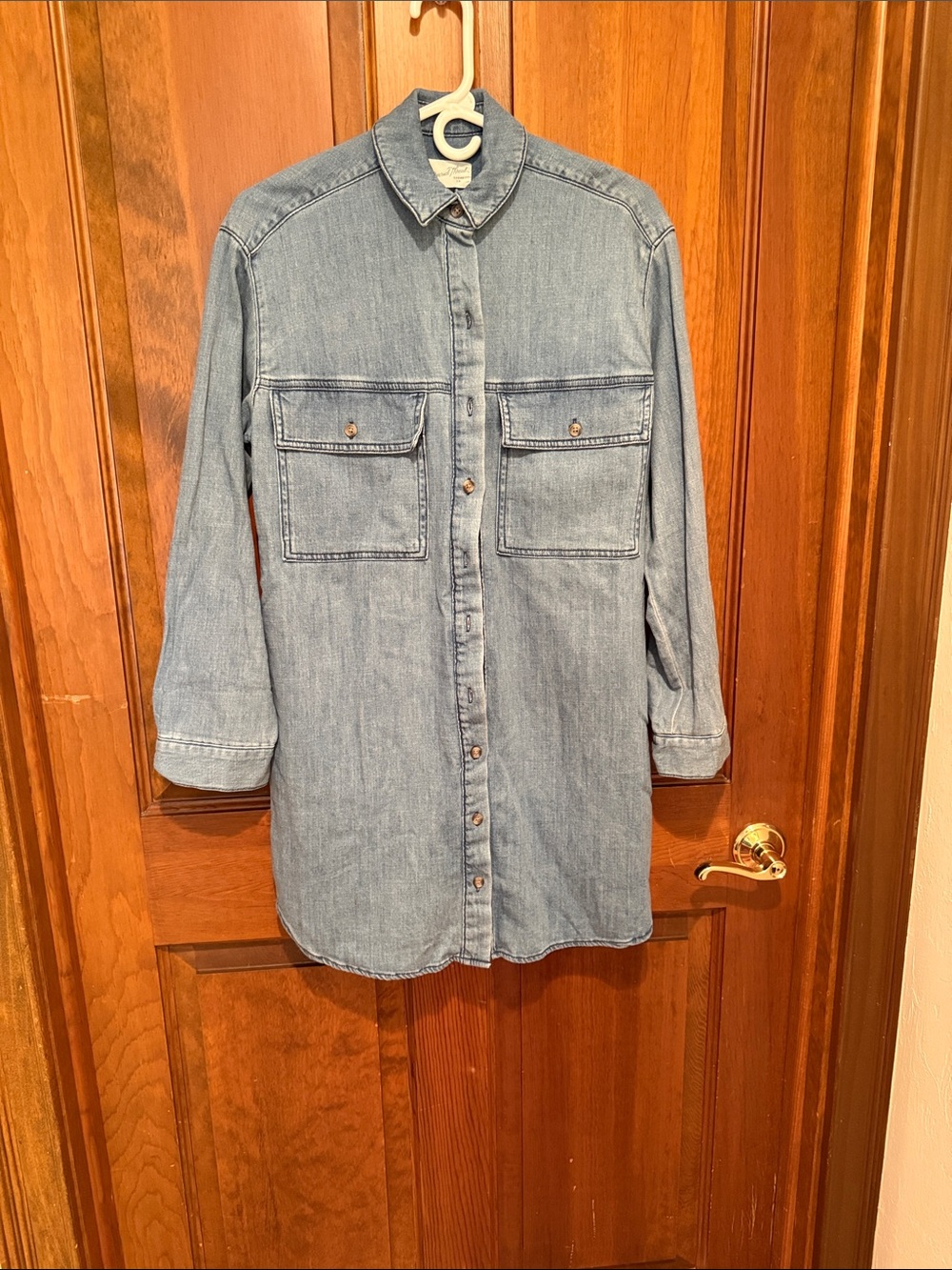 Universal Thread Light Blue Denim Shirt Dress